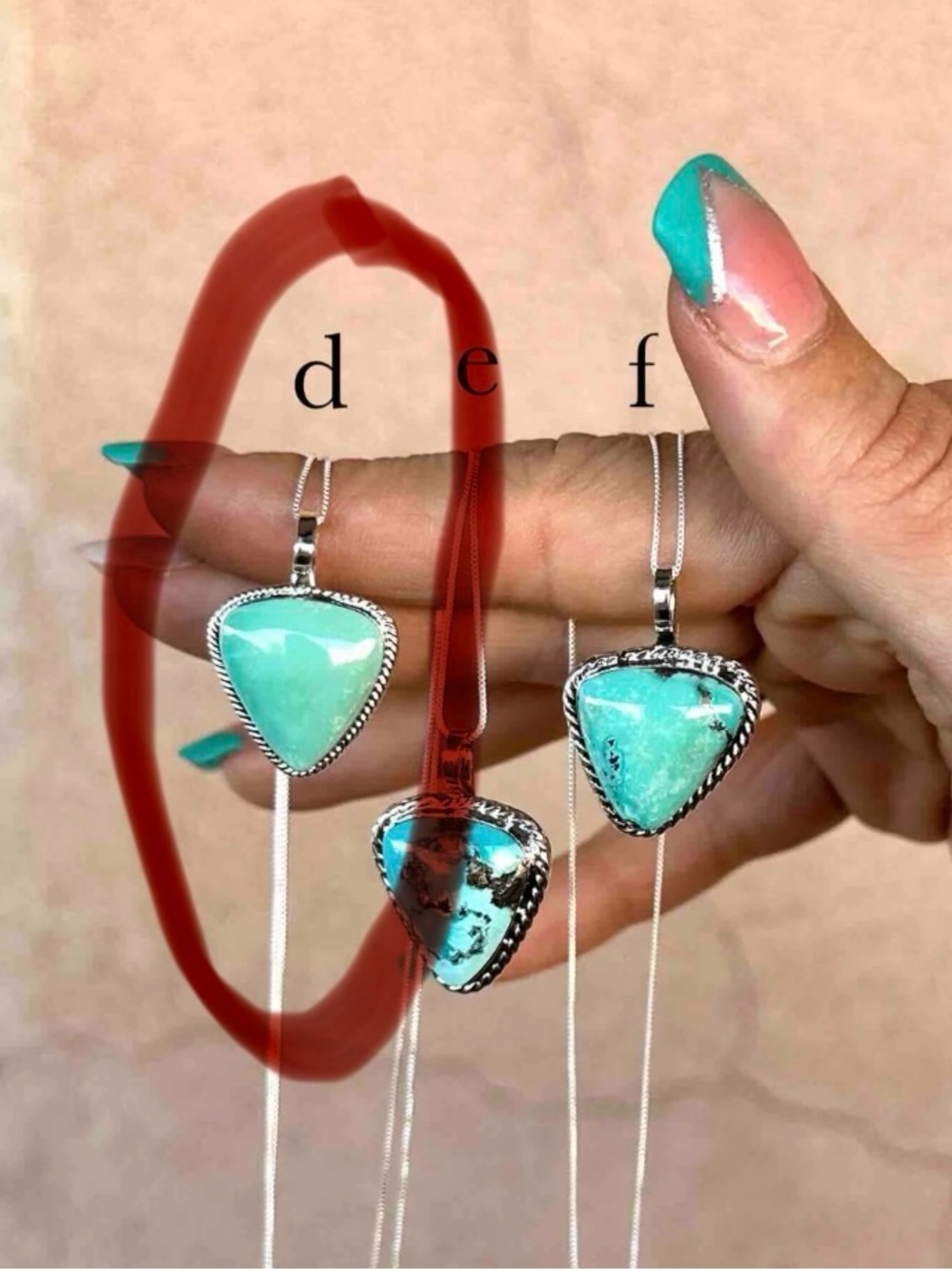 Turquoise Tuesday ★ Sonyei Coho To The Point Necklace ★ Green Blue